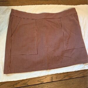 Brown and tan plaid skirt - Target - NWT